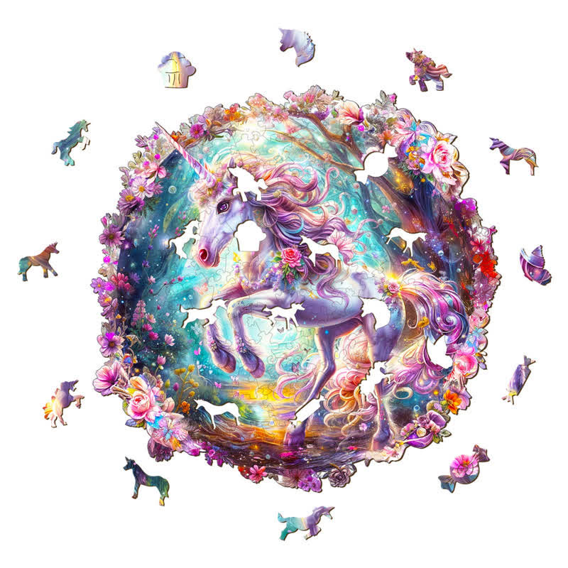 Elf Pony - Wooden Jigsaw Puzzle - image 1