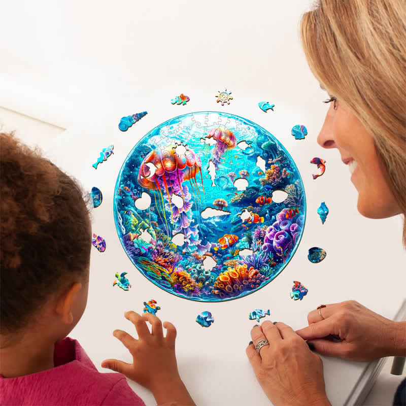 Spherical Ocean - Wooden Jigsaw Puzzle - image 2