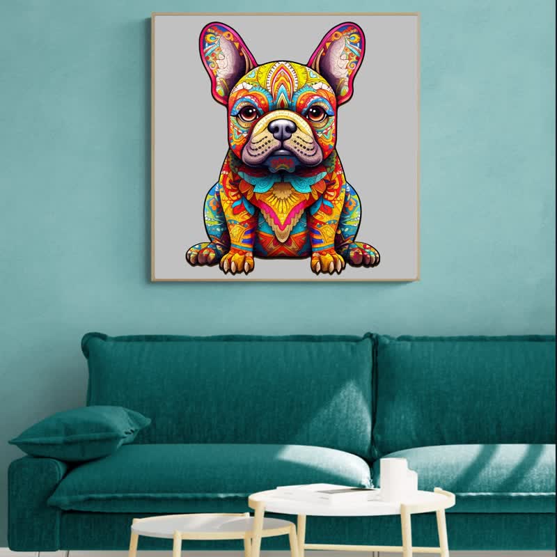 Cute French Dog - Wooden Jigsaw Puzzle - image 4