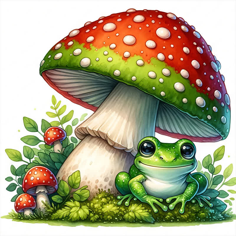 Cute Frog - Wooden Jigsaw Puzzle - A3 - Wooden Gift Packaging - image 0