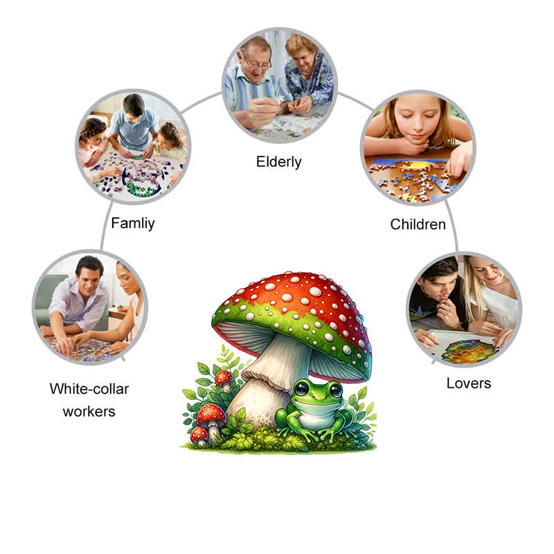 Cute Frog - Wooden Jigsaw Puzzle - image 5