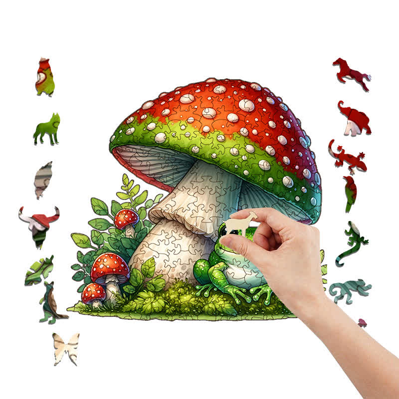 Cute Frog - Wooden Jigsaw Puzzle - image 6