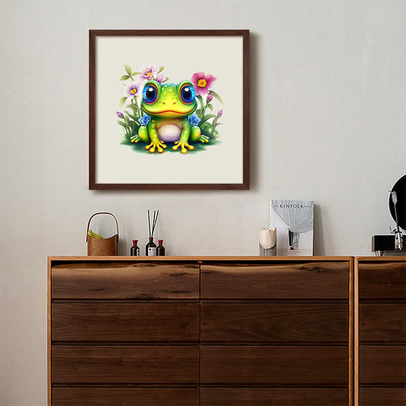 Cute Frog -1 Wooden Jigsaw Puzzle - image 4