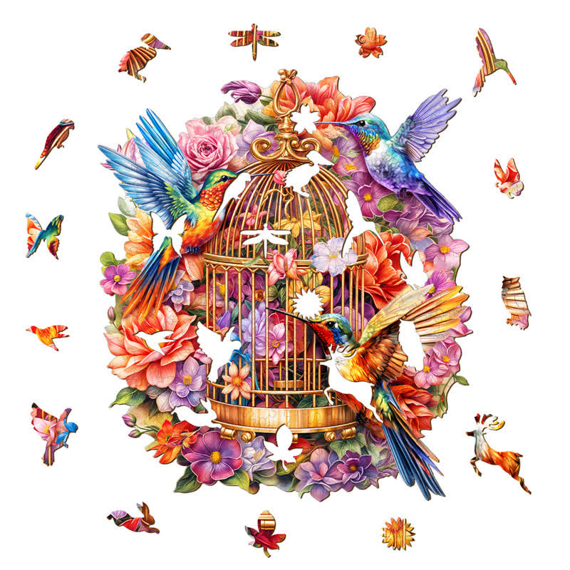 Garden Symphony - Wooden Jigsaw Puzzle - image 1