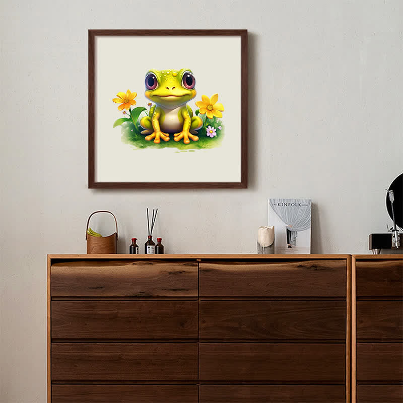 Cute Frog -2 Wooden Jigsaw Puzzle - image 4