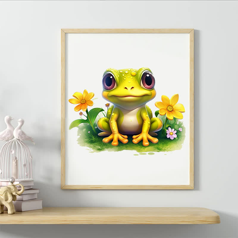 Cute Frog -2 Wooden Jigsaw Puzzle - image 7