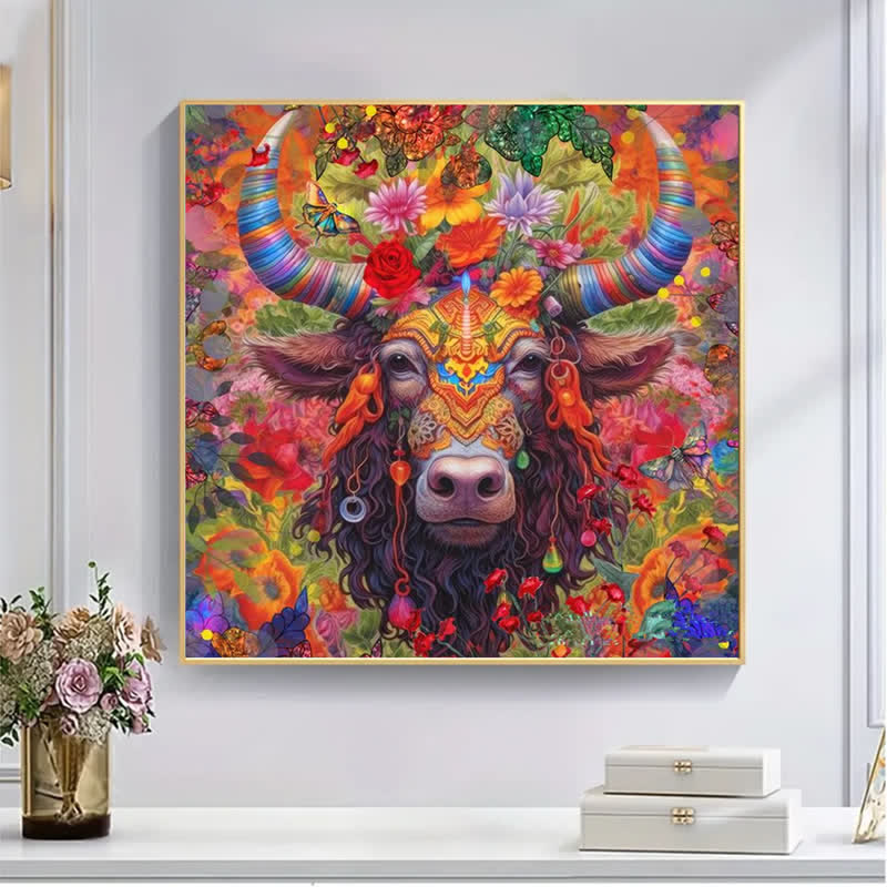 Colorful Highland Cattle Cow - Wooden Jigsaw Puzzle - image 6