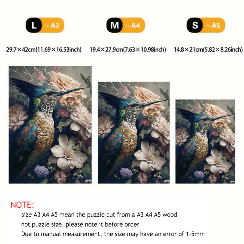 Swallow Bird - Wooden Jigsaw Puzzle - image 2