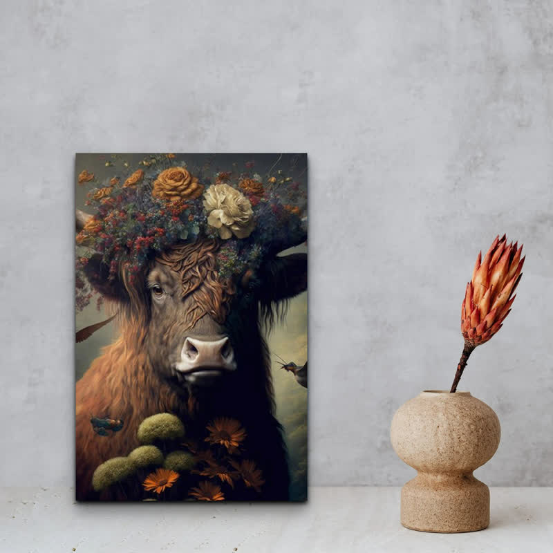 Huge Bull Cow- Wooden Jigsaw Puzzle - image 6