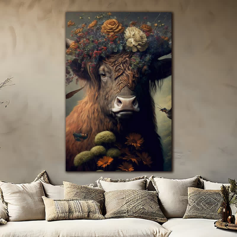 Huge Bull Cow- Wooden Jigsaw Puzzle - image 4