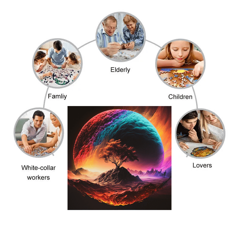 Rainbow World - Wooden Jigsaw Puzzle - image 5