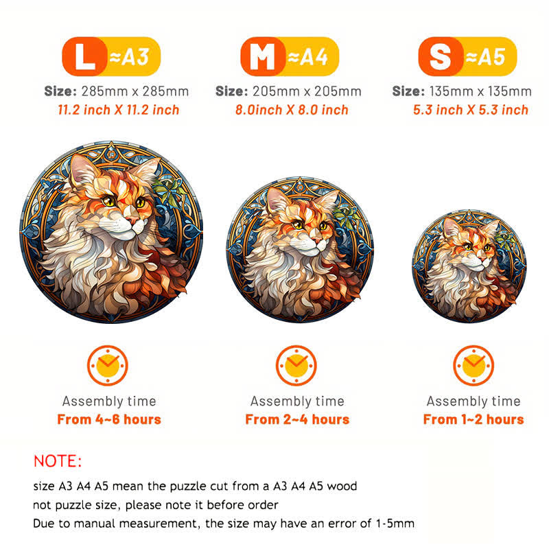 Beautiful Cat -1 Wooden Jigsaw Puzzle - image 3