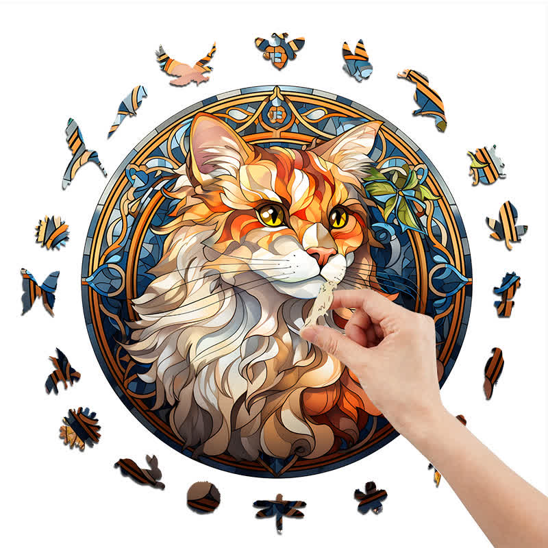 Beautiful Cat -1 Wooden Jigsaw Puzzle - image 6