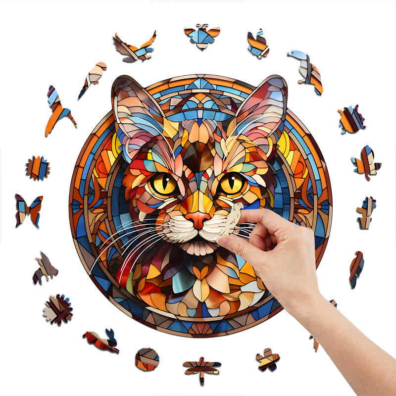 Beautiful Cat -3 Wooden Jigsaw Puzzle - image 3