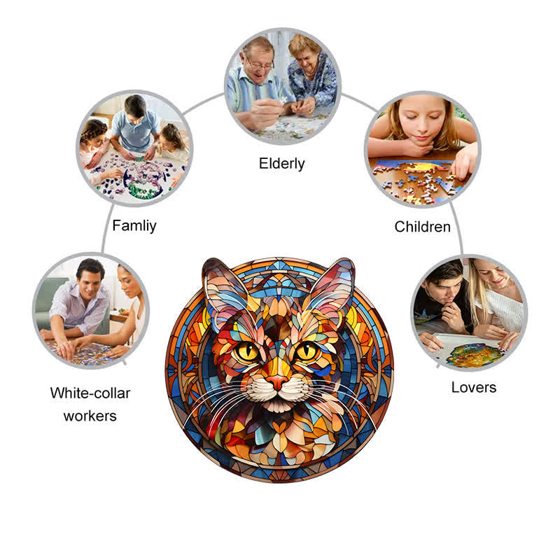 Beautiful Cat -3 Wooden Jigsaw Puzzle - image 5