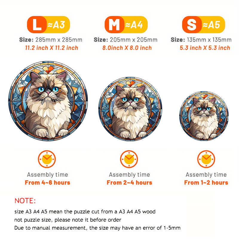 Beautiful Cat -4 Wooden Jigsaw Puzzle - image 2