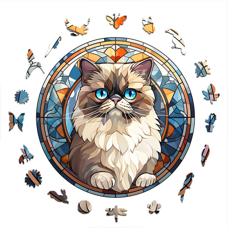 Beautiful Cat -4 Wooden Jigsaw Puzzle - image 1