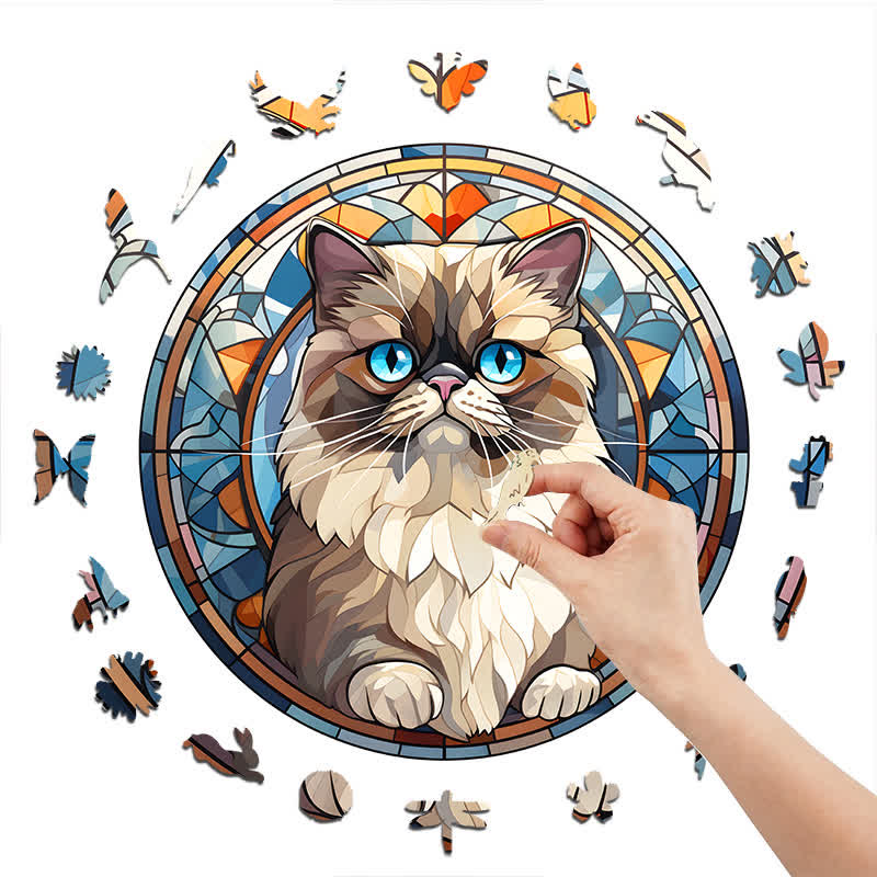 Beautiful Cat -4 Wooden Jigsaw Puzzle - image 4