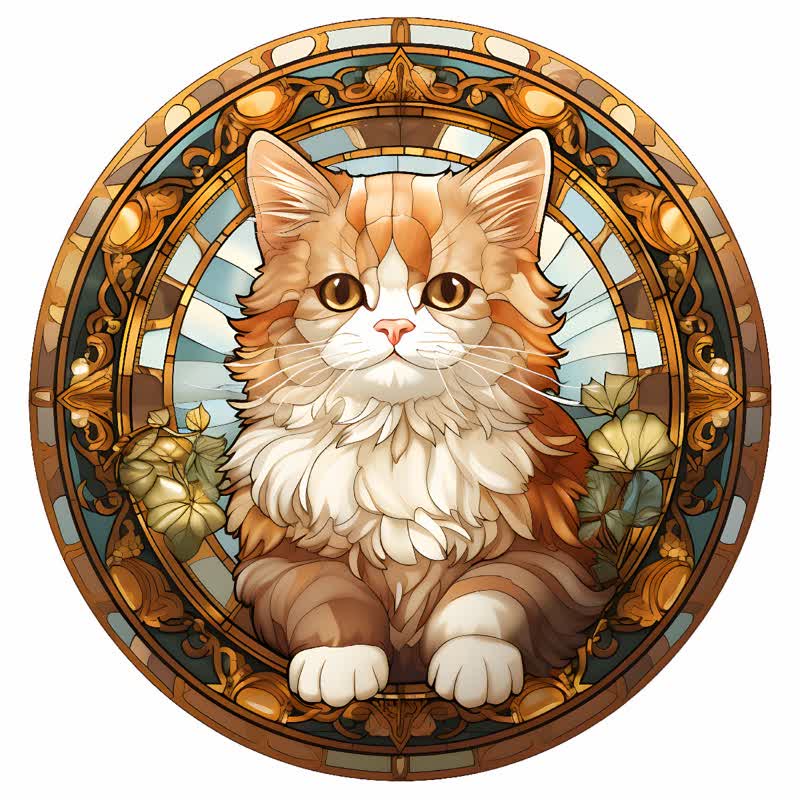 Beautiful Cat -5 Wooden Jigsaw Puzzle - A3 - Wooden Gift Packaging - image 0