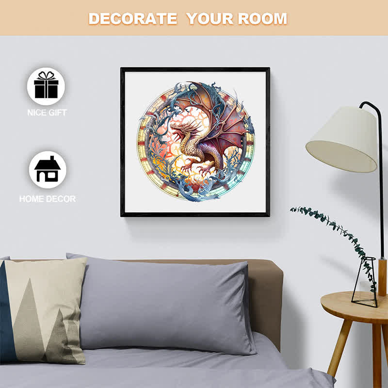 Dragon artwork - Wooden Jigsaw Puzzle - image 7