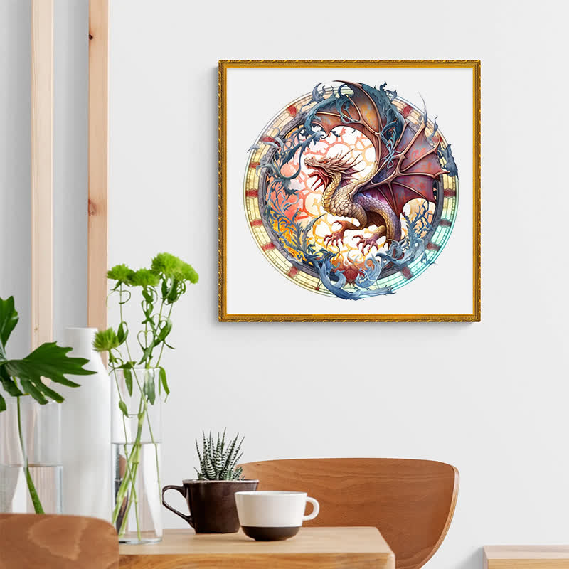 Dragon artwork - Wooden Jigsaw Puzzle - image 8