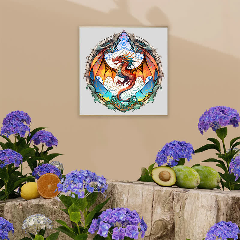 Dragon artwork -2 Wooden Jigsaw Puzzle - image 3