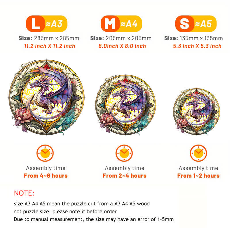 Dragon artwork -4  Wooden Jigsaw Puzzle - image 2