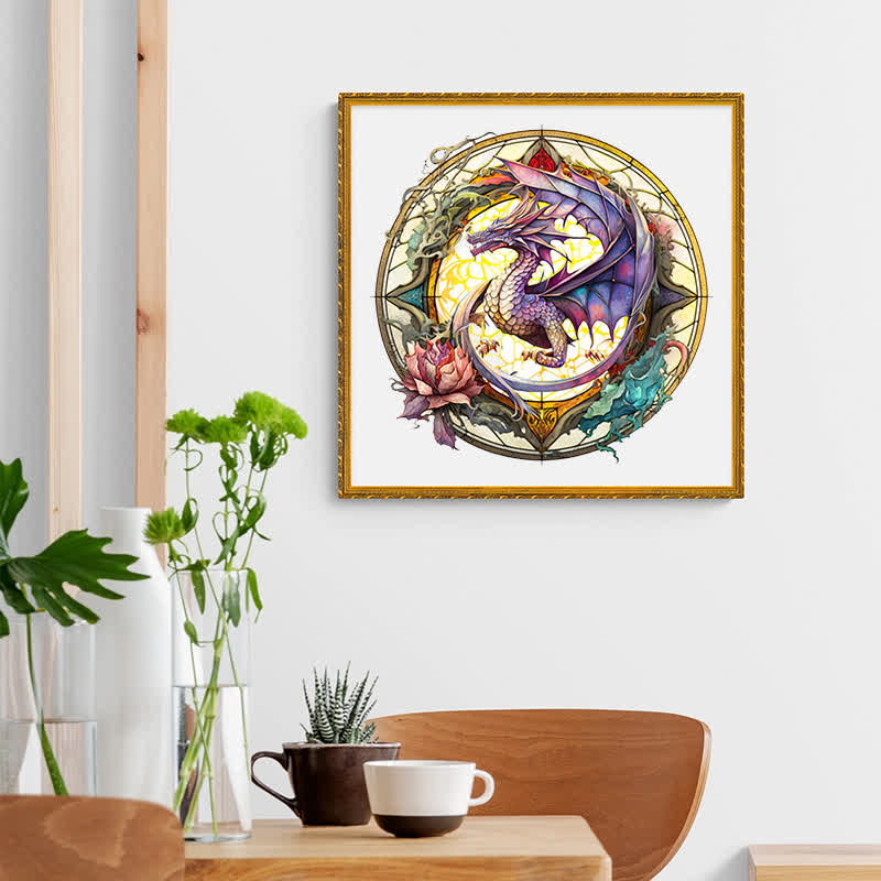 Dragon artwork -4  Wooden Jigsaw Puzzle - image 6