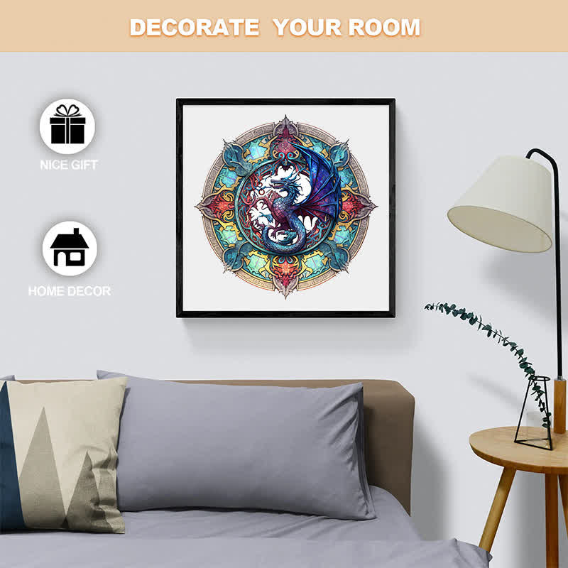 Dragon artwork -3  Wooden Jigsaw Puzzle - image 6