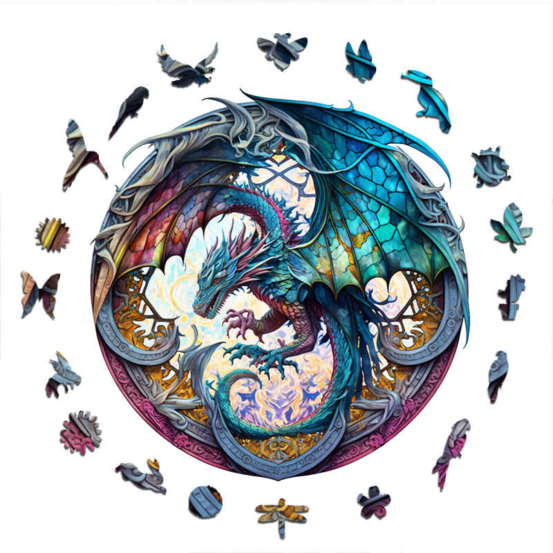 Dragon artwork -6  Wooden Jigsaw Puzzle - image 1