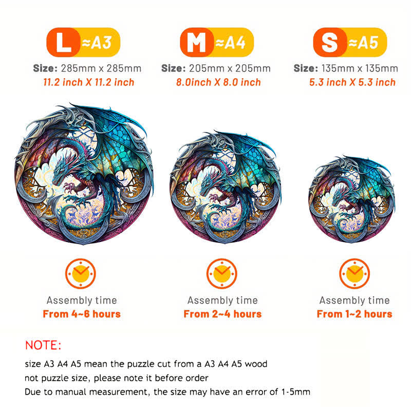 Dragon artwork -6  Wooden Jigsaw Puzzle - image 2