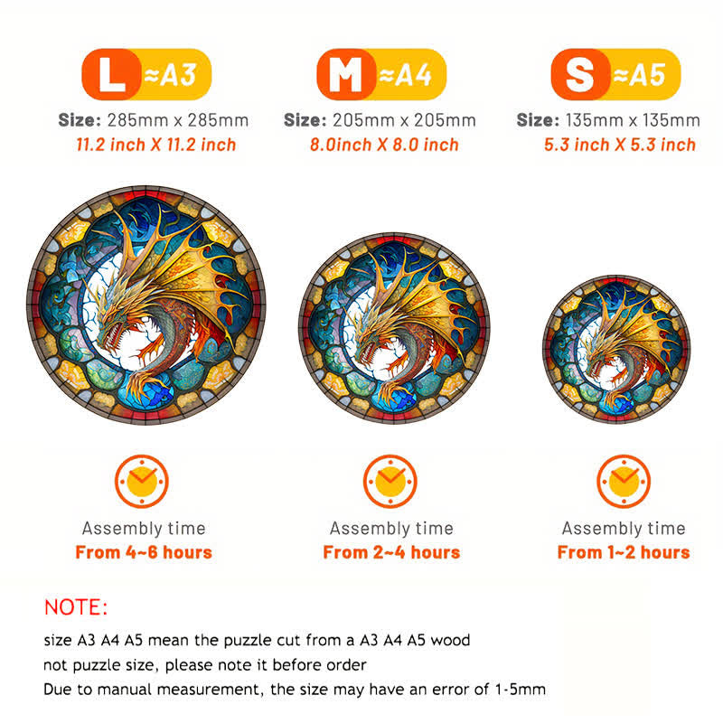 Dragon artwork -7  Wooden Jigsaw Puzzle - image 3