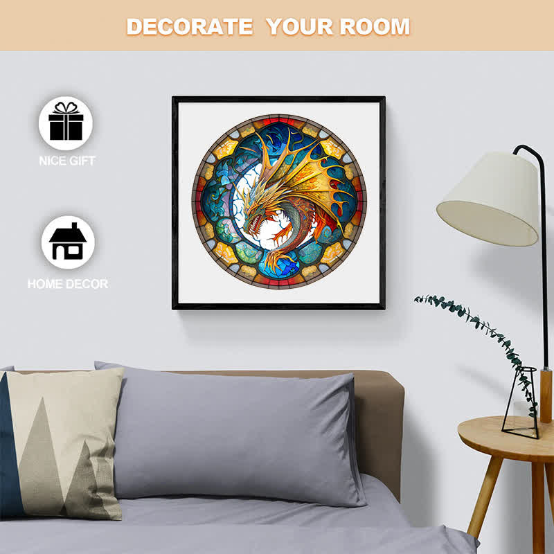 Dragon artwork -7  Wooden Jigsaw Puzzle - image 4