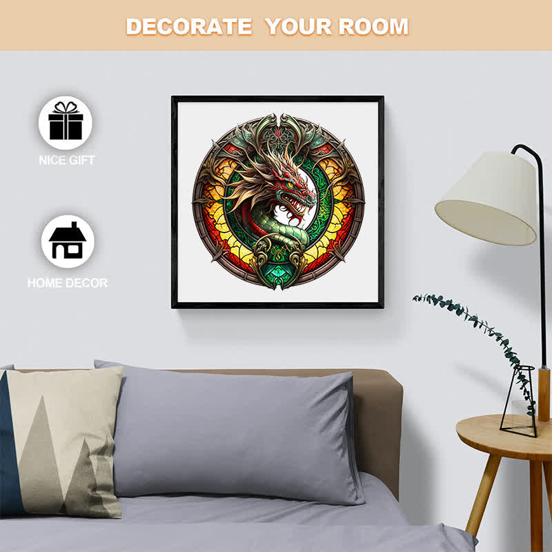 Dragon artwork -8  Wooden Jigsaw Puzzle - image 4