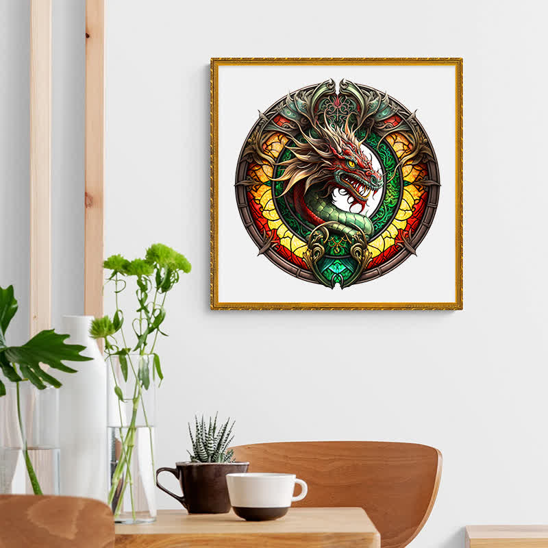 Dragon artwork -8  Wooden Jigsaw Puzzle - image 6