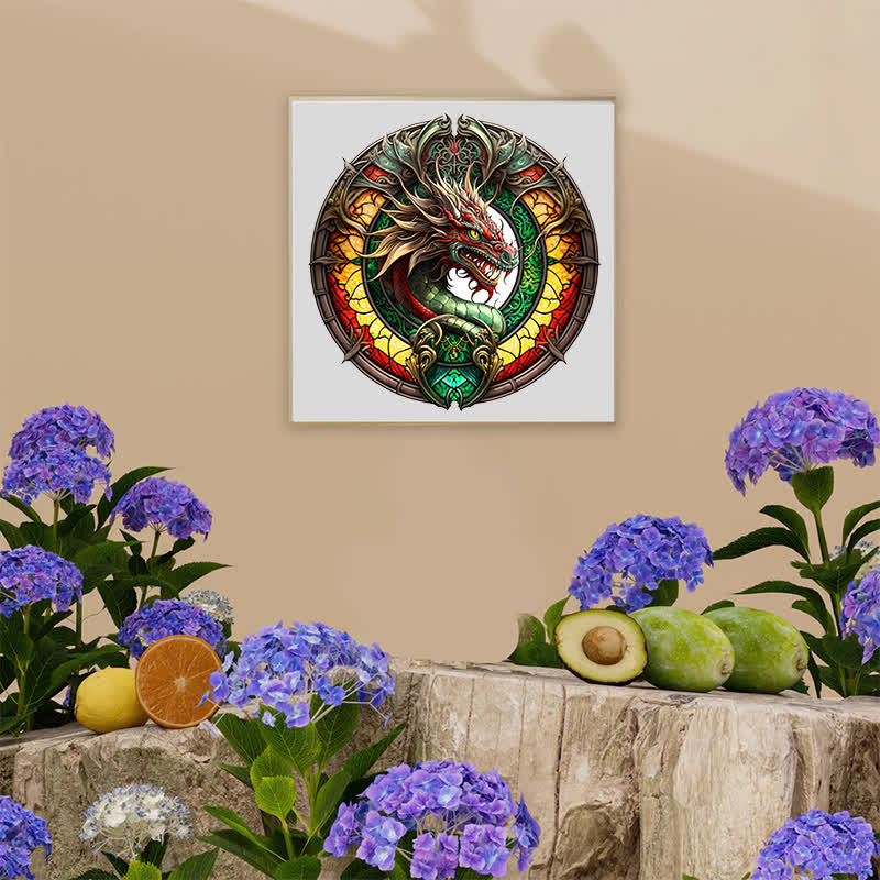 Dragon artwork -8  Wooden Jigsaw Puzzle - image 8