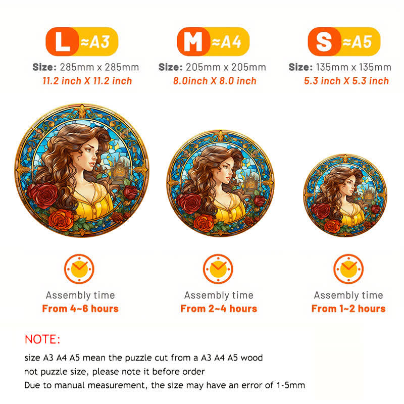 Belle - Wooden Jigsaw Puzzle - image 2