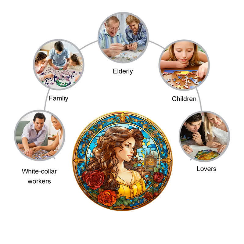 Belle - Wooden Jigsaw Puzzle - image 8