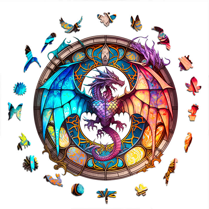 Dragon artwork -5  Wooden Jigsaw Puzzle - image 1