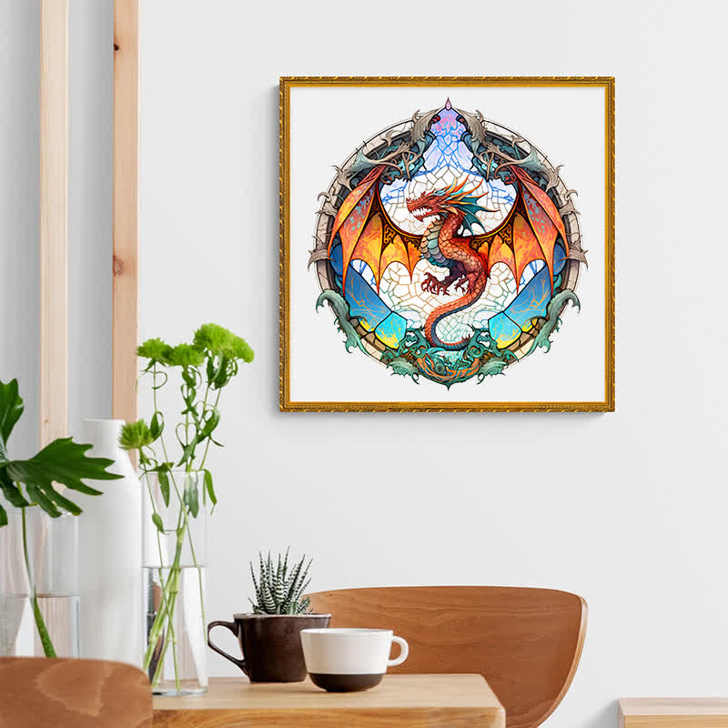 Dragon artwork -5  Wooden Jigsaw Puzzle - image 5