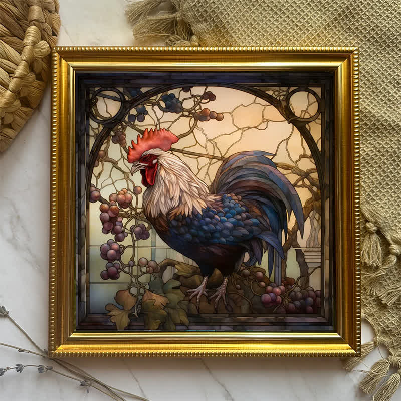 Chicken Rooster - Wooden Jigsaw Puzzle - image 5