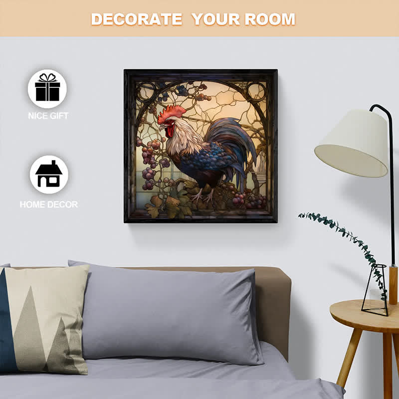 Chicken Rooster - Wooden Jigsaw Puzzle - image 7