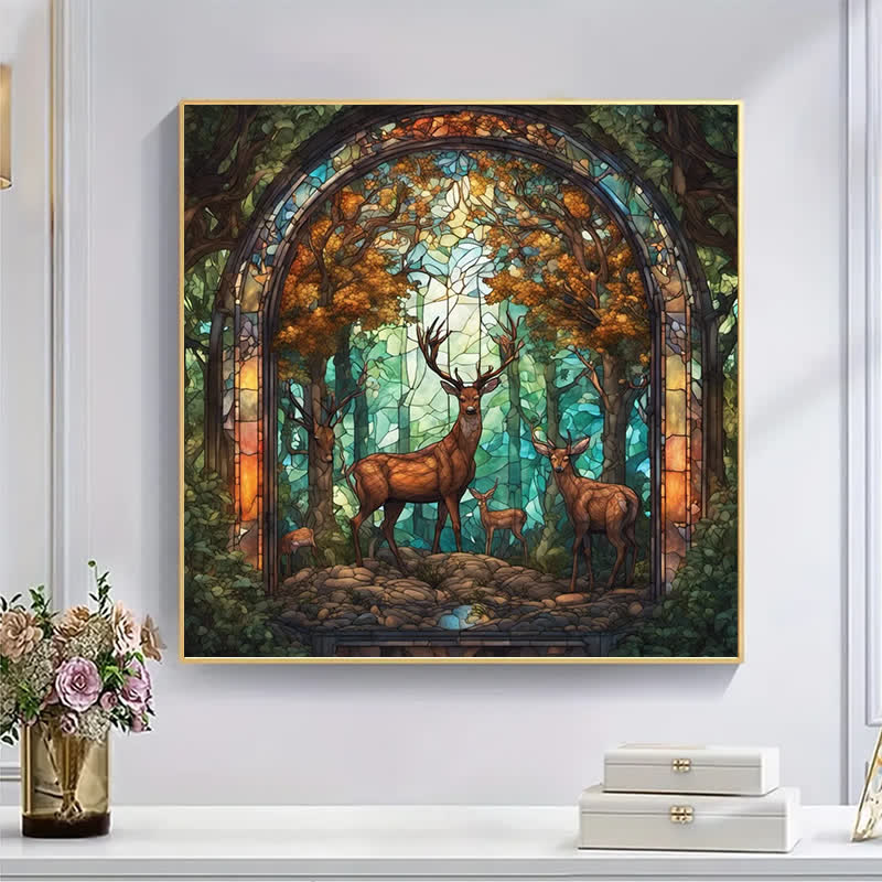 Deers on forest - Wooden Jigsaw Puzzle - image 3