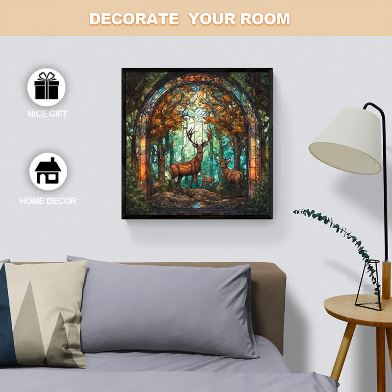 Deers on forest - Wooden Jigsaw Puzzle - image 7