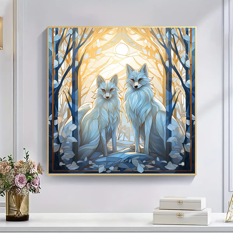 White snow fox - Wooden Jigsaw Puzzle - image 7