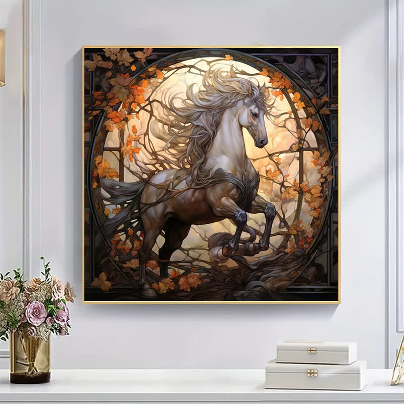 Wild white horse - Wooden Jigsaw Puzzle - image 7