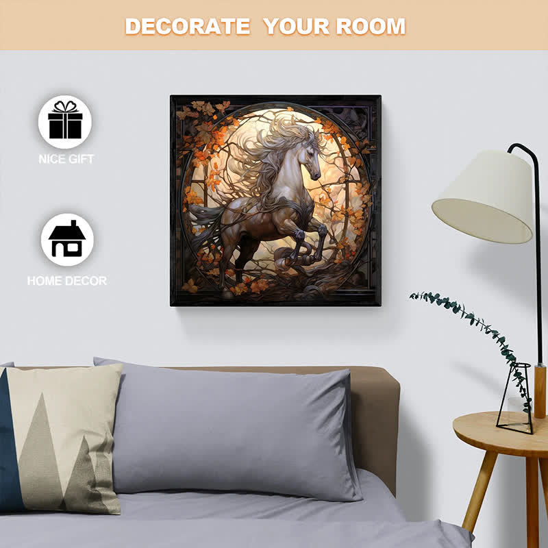 Wild white horse - Wooden Jigsaw Puzzle - image 6