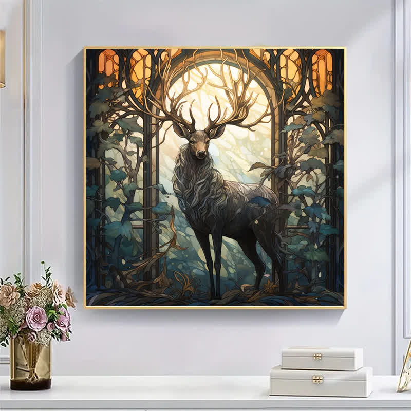 Mysterious Deer - Wooden Jigsaw Puzzle - image 7