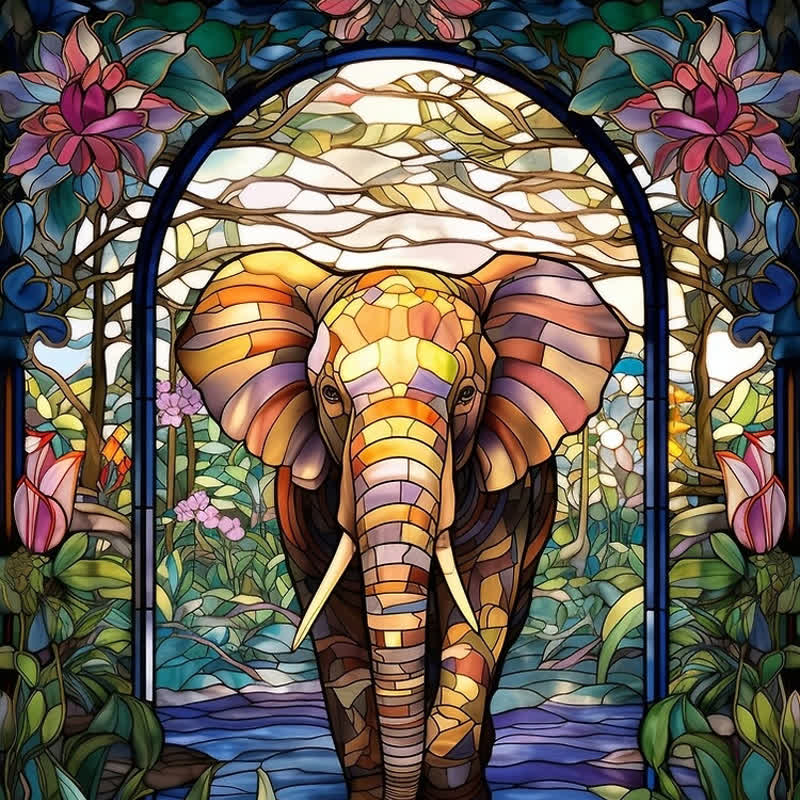 African Elephant 3- Wooden Jigsaw Puzzle - A3  - Wooden Gift Packaging - image 0