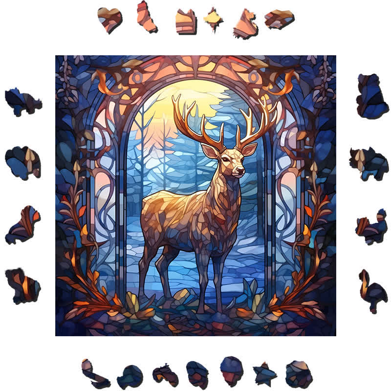 Christmas Winter - Wooden Jigsaw Puzzle - image 2
